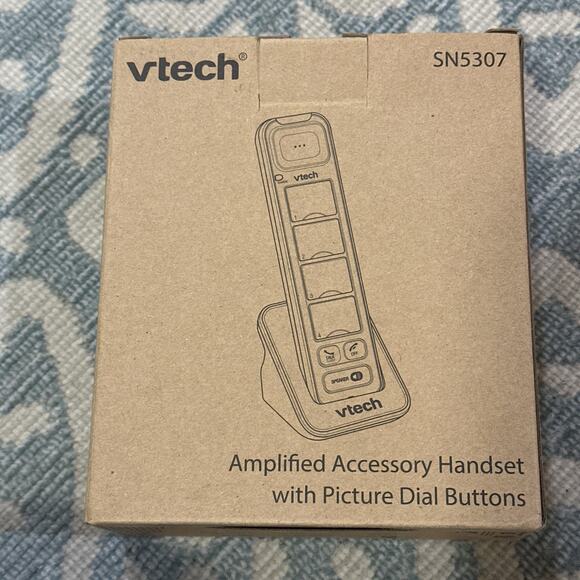 Vtech SN5307 Amplified Photo Dial Accessory Handset Big Buttons & Large Display‎ - Picture 1 of 11